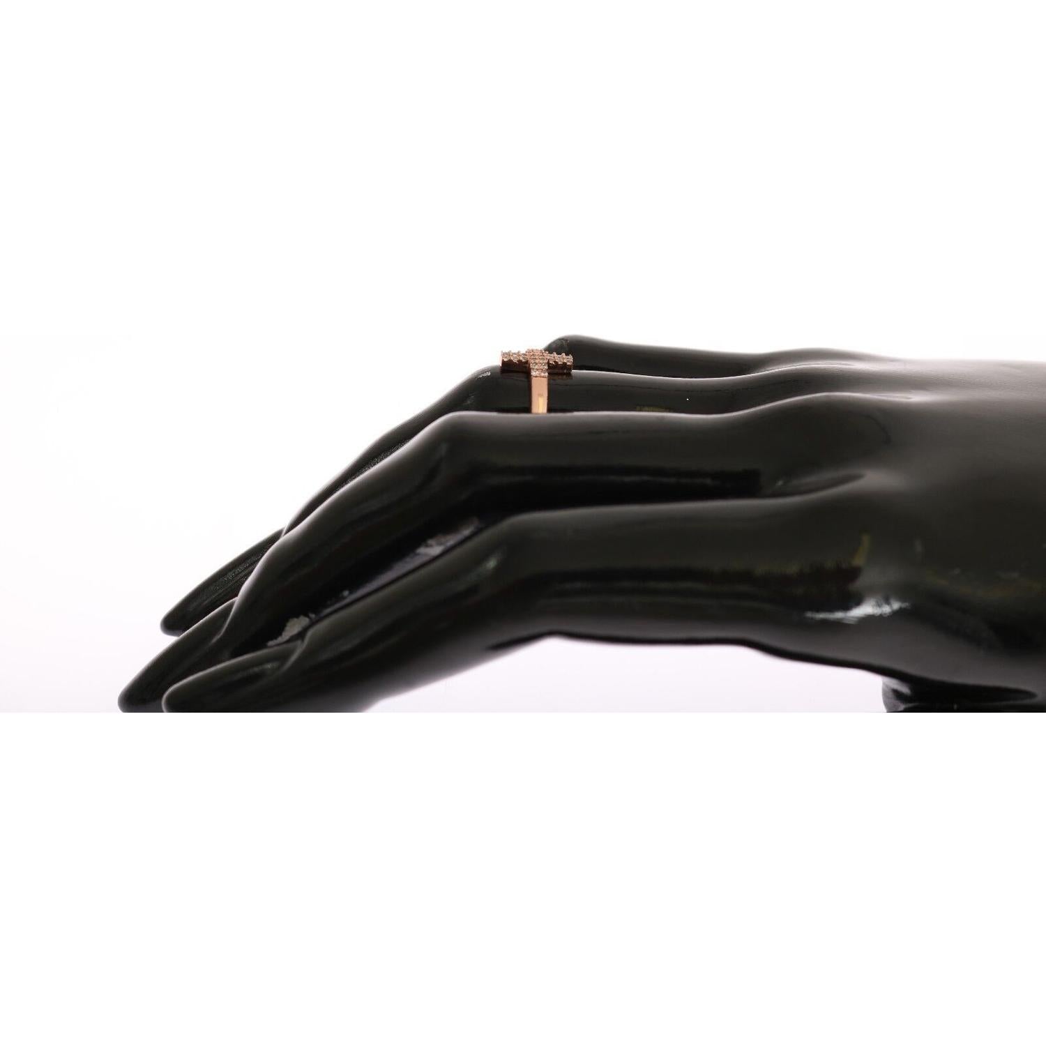 خاتم نيالايا الأنيق المصنوع من الفضة والمرصّع بالكريستال الوردي