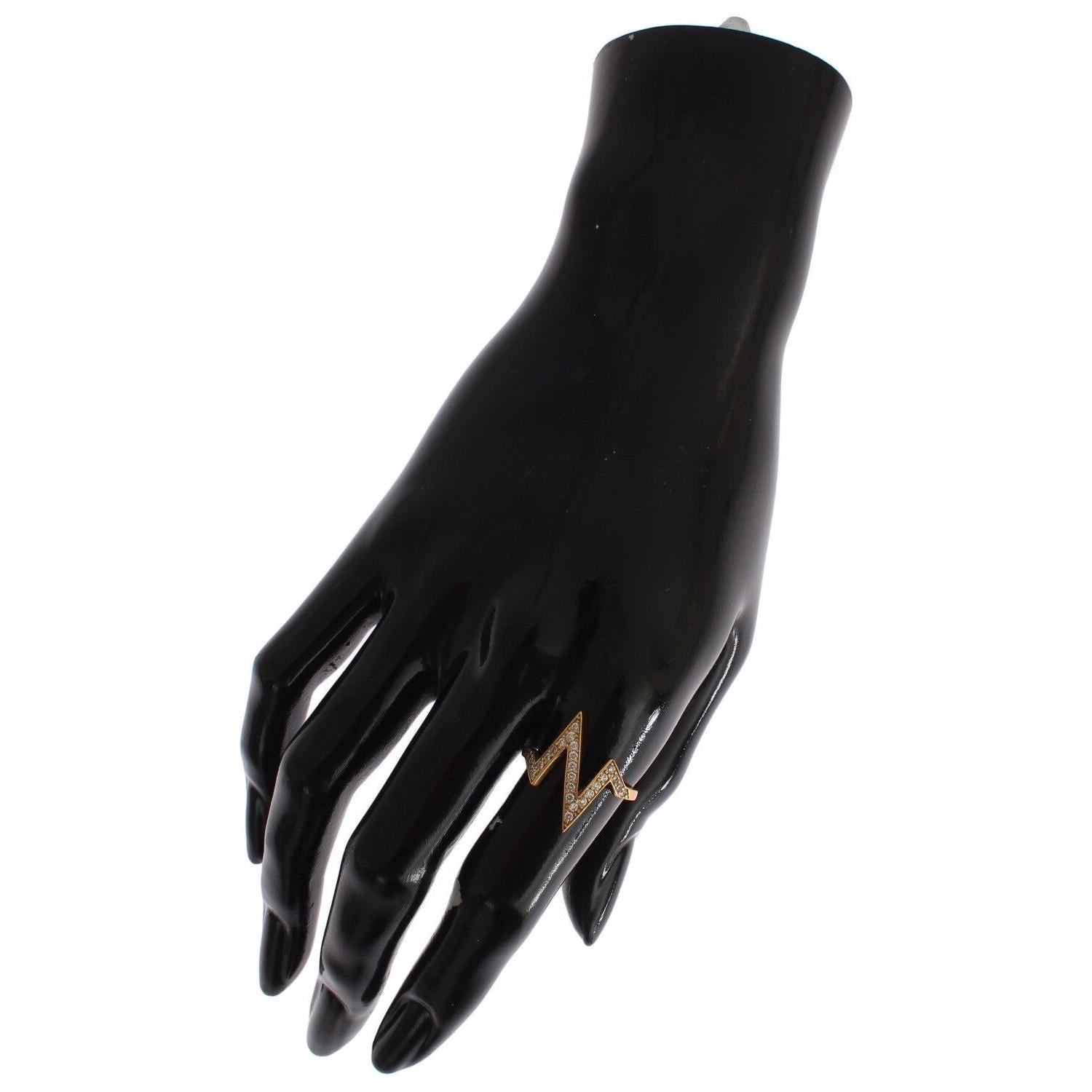 خاتم نيالايا الرائع المصنوع من الفضة الإسترلينية المطلية بالذهب