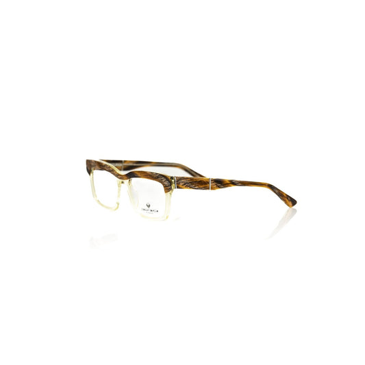 Frankie Morello Brown Acetate Unisex Frame