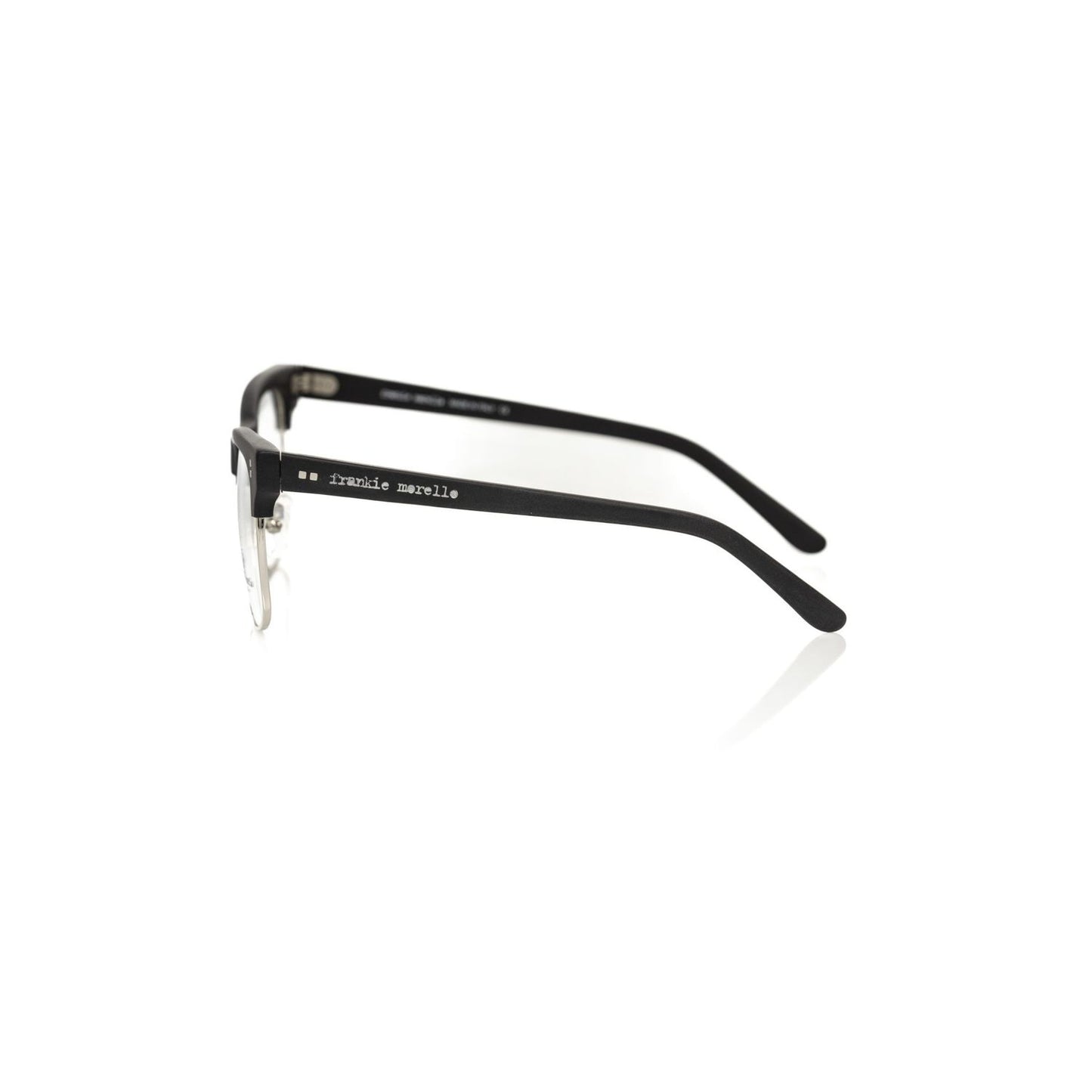 Frankie Morello Black Acetate Glasses Frame
