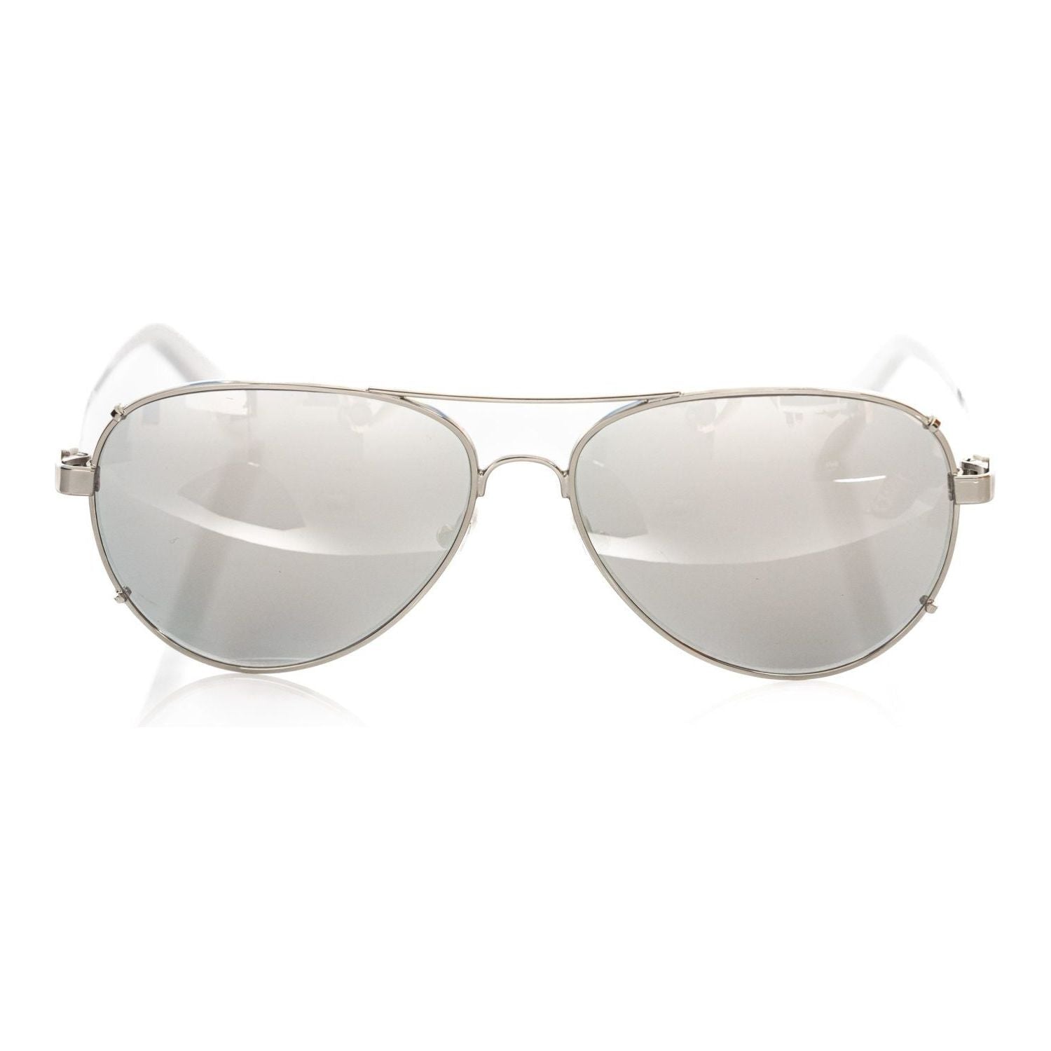 Frankie Morello Silver Metallic Fibre Sunglass