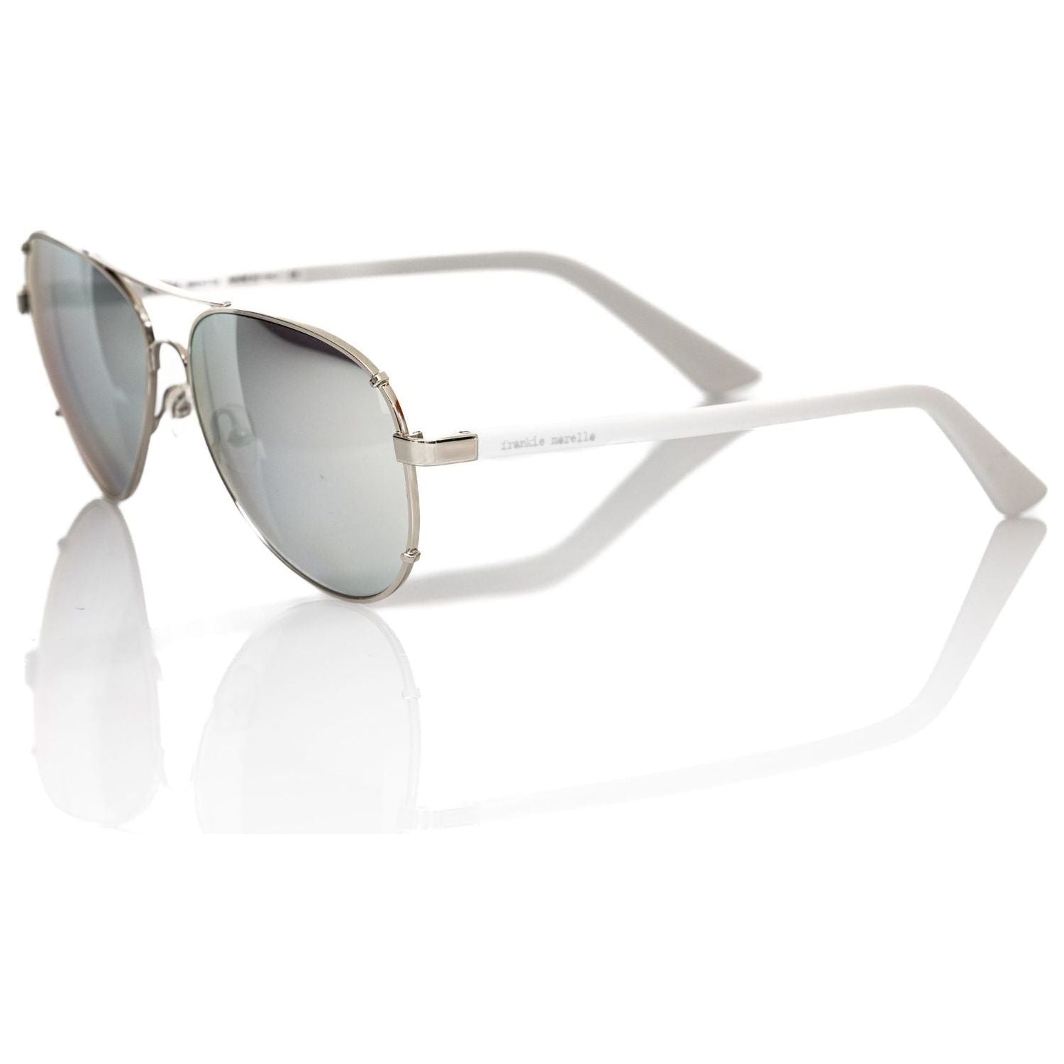 Frankie Morello Silver Metallic Fibre Sunglass