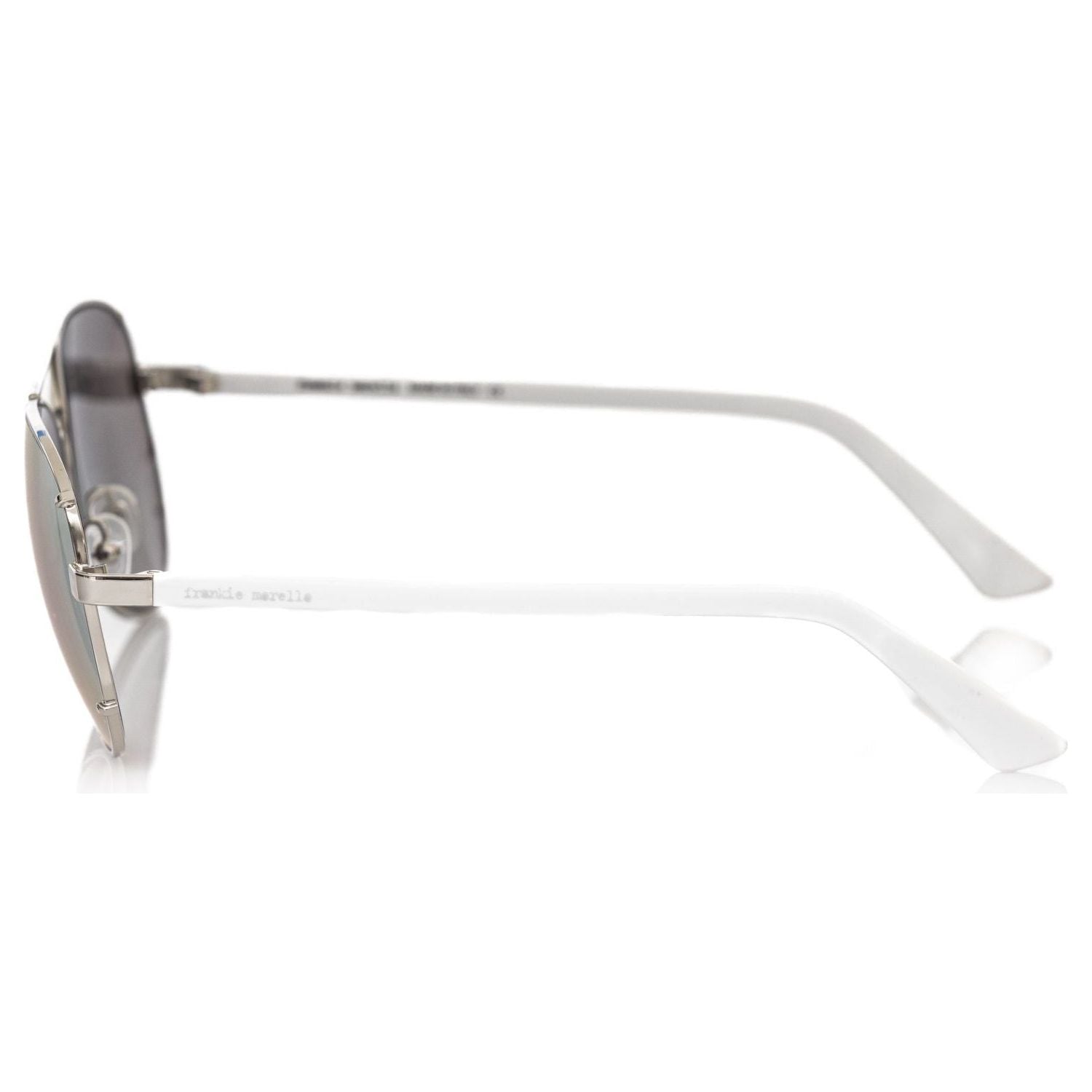 Frankie Morello Silver Metallic Fibre Sunglass