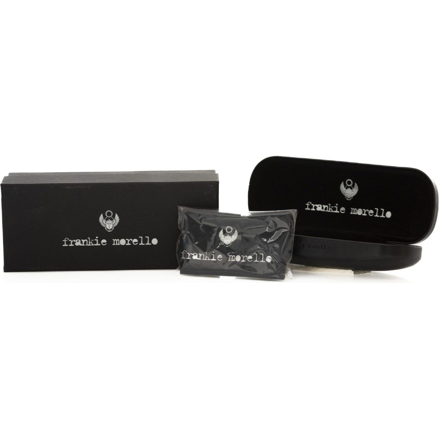 Frankie Morello Black Metallic Men's Sunglass FR-22124