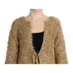 PINK MEMORIES Beige Wool Blend Cape Sweater SIG30270-1