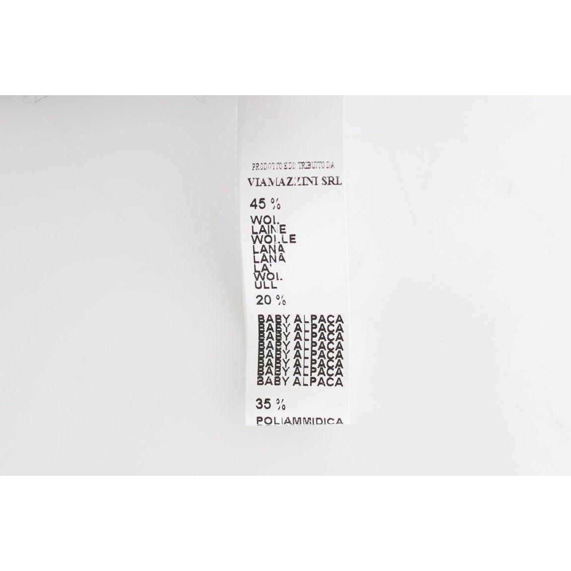 سترة من صوف الألبكة قصيرة أنيقة من إيرمانو شيرفينو