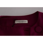 Barbara Casasola Purple Silk Sleeveless Blouse Top SIG12590-1