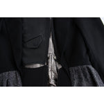 KAALE SUKTAE Black Short Blazer Coat Biker Jacket SIG12606-1