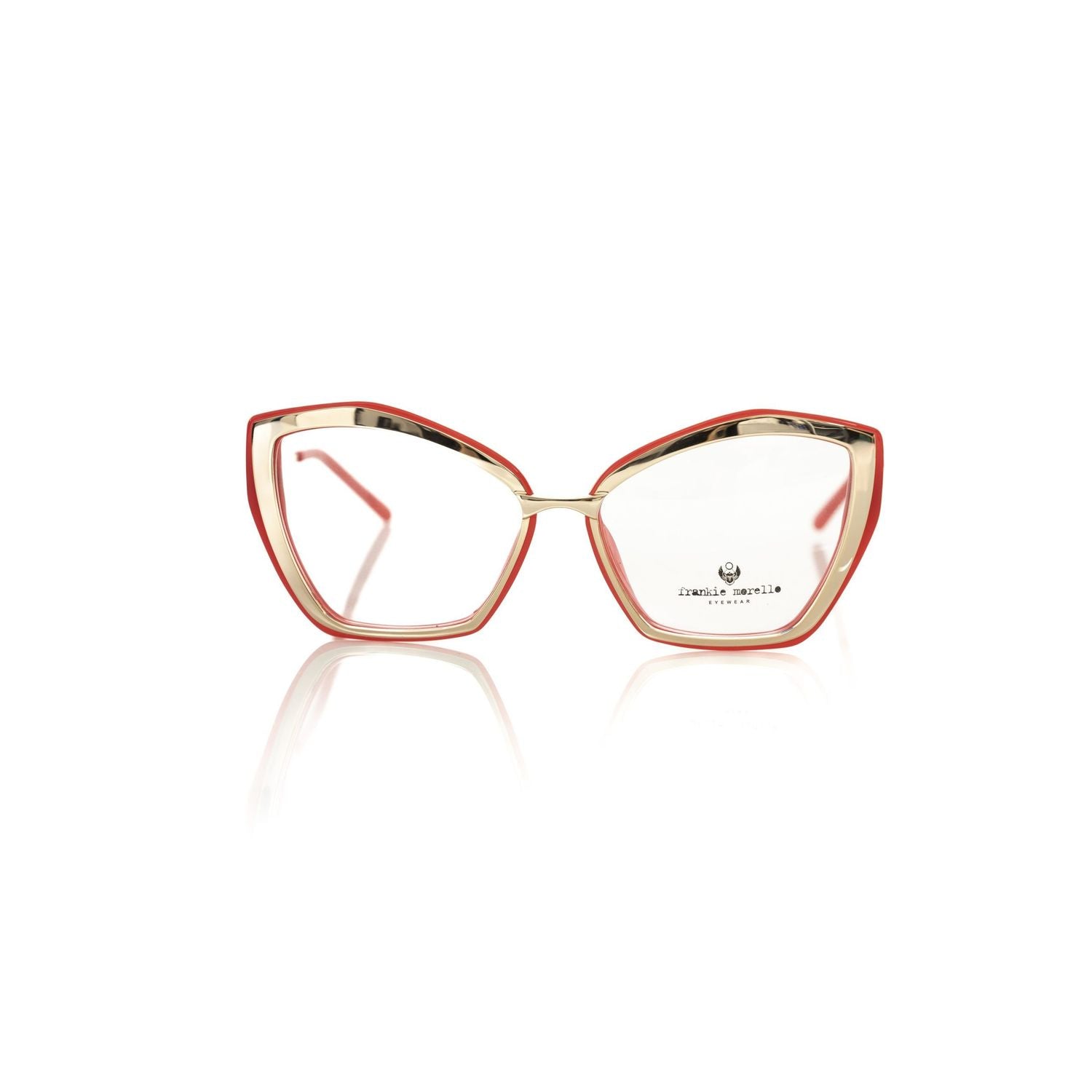 Frankie Morello Red Acetate Glasses Frame