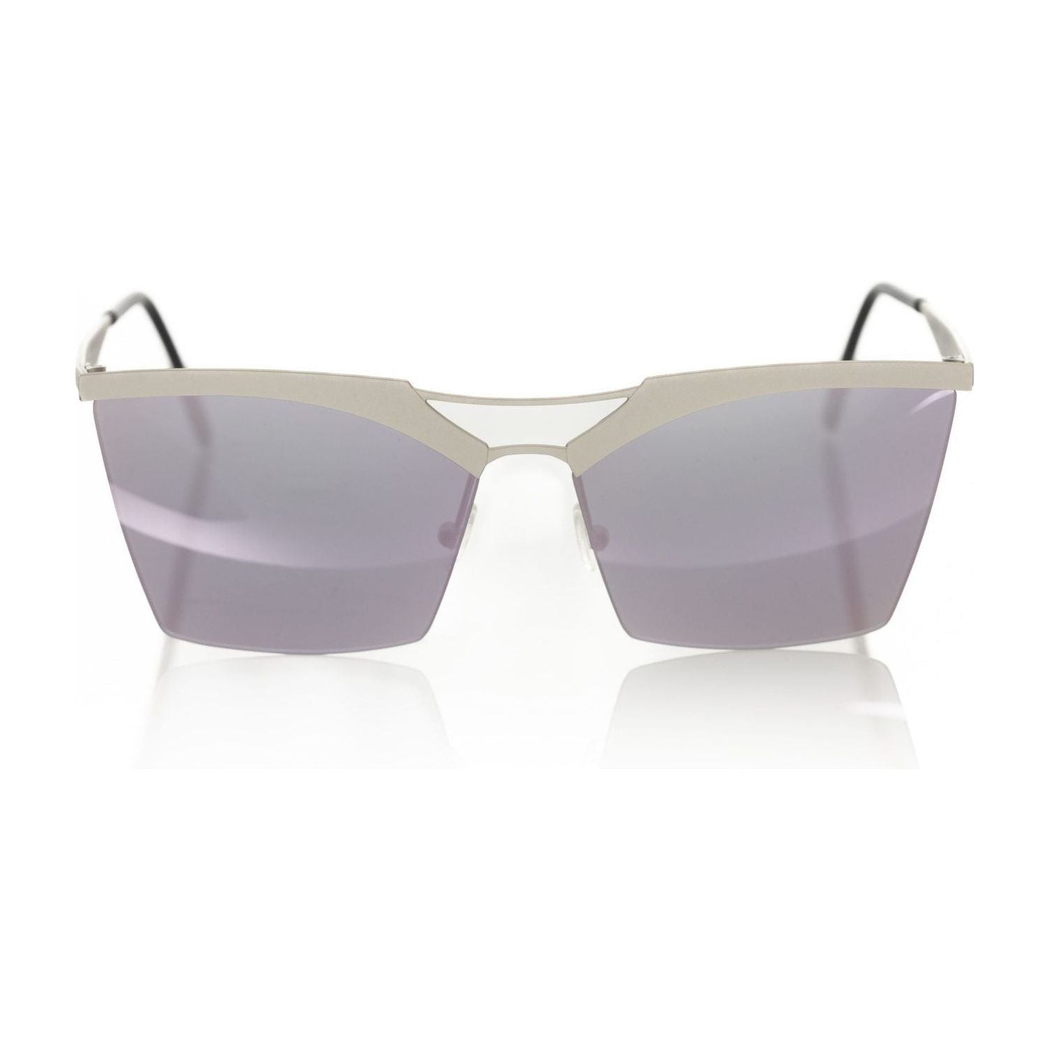 Frankie Morello Silver Metallic Fibre Sunglass