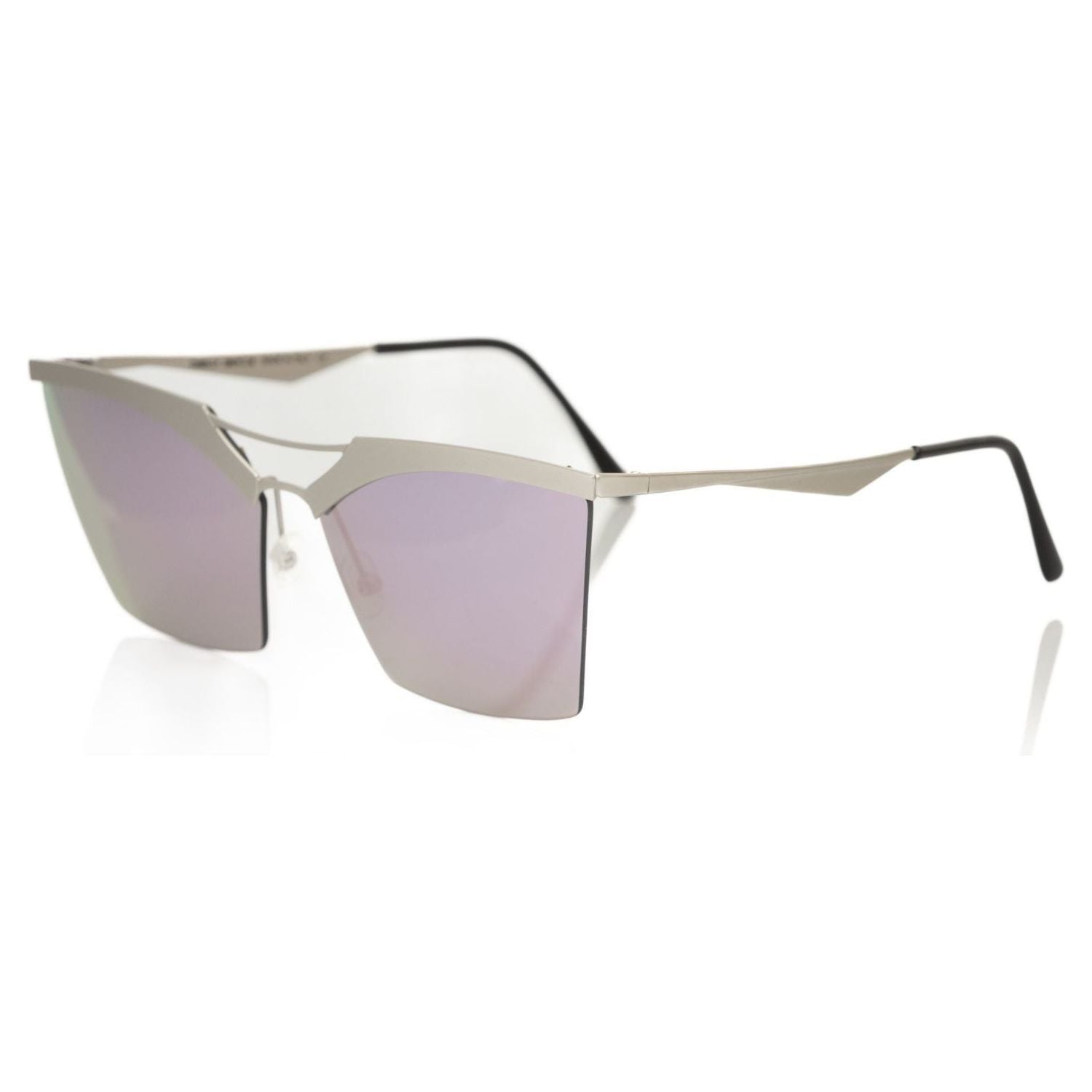 Frankie Morello Silver Metallic Fibre Sunglass