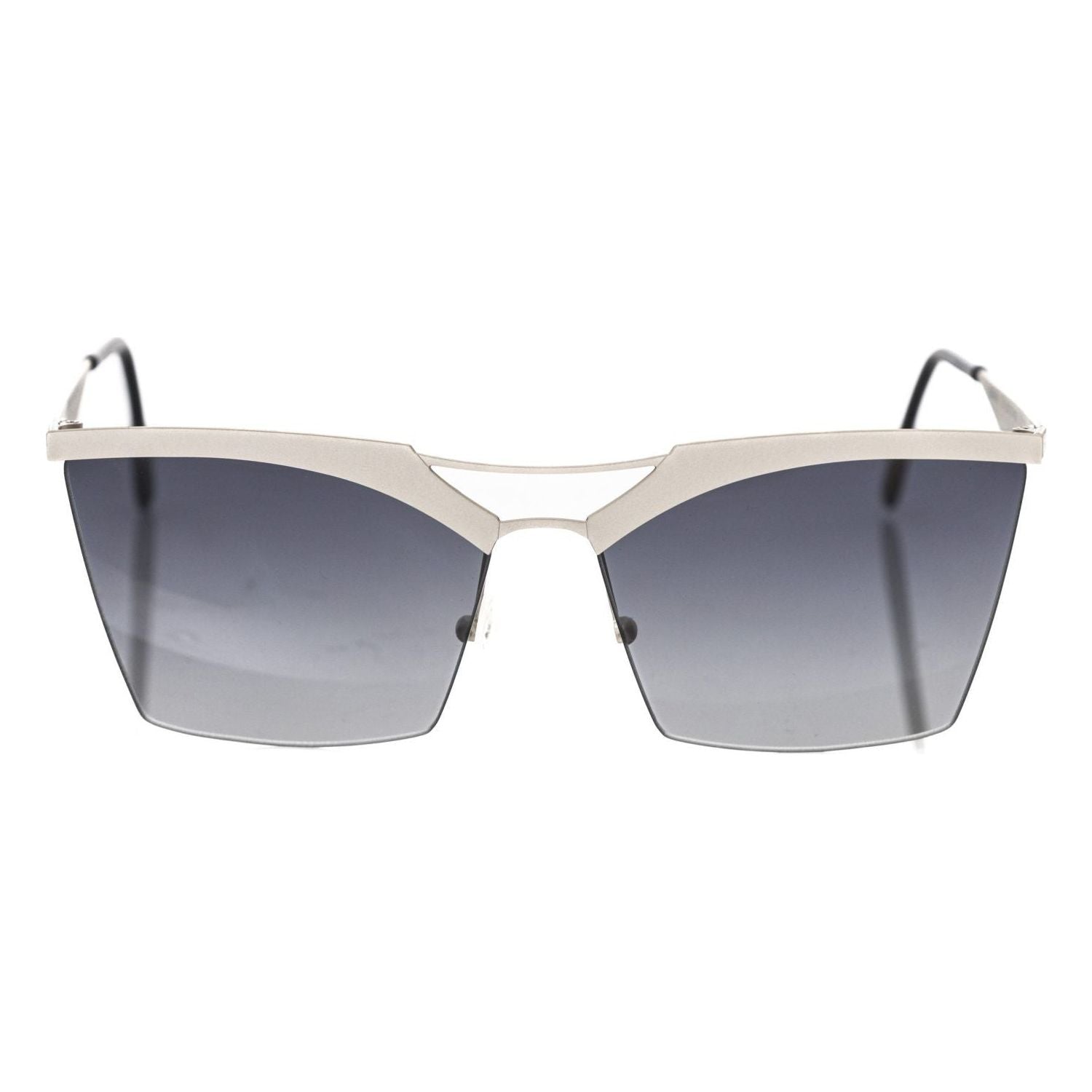 Frankie Morello Silver Metallic Fibre Sunglass