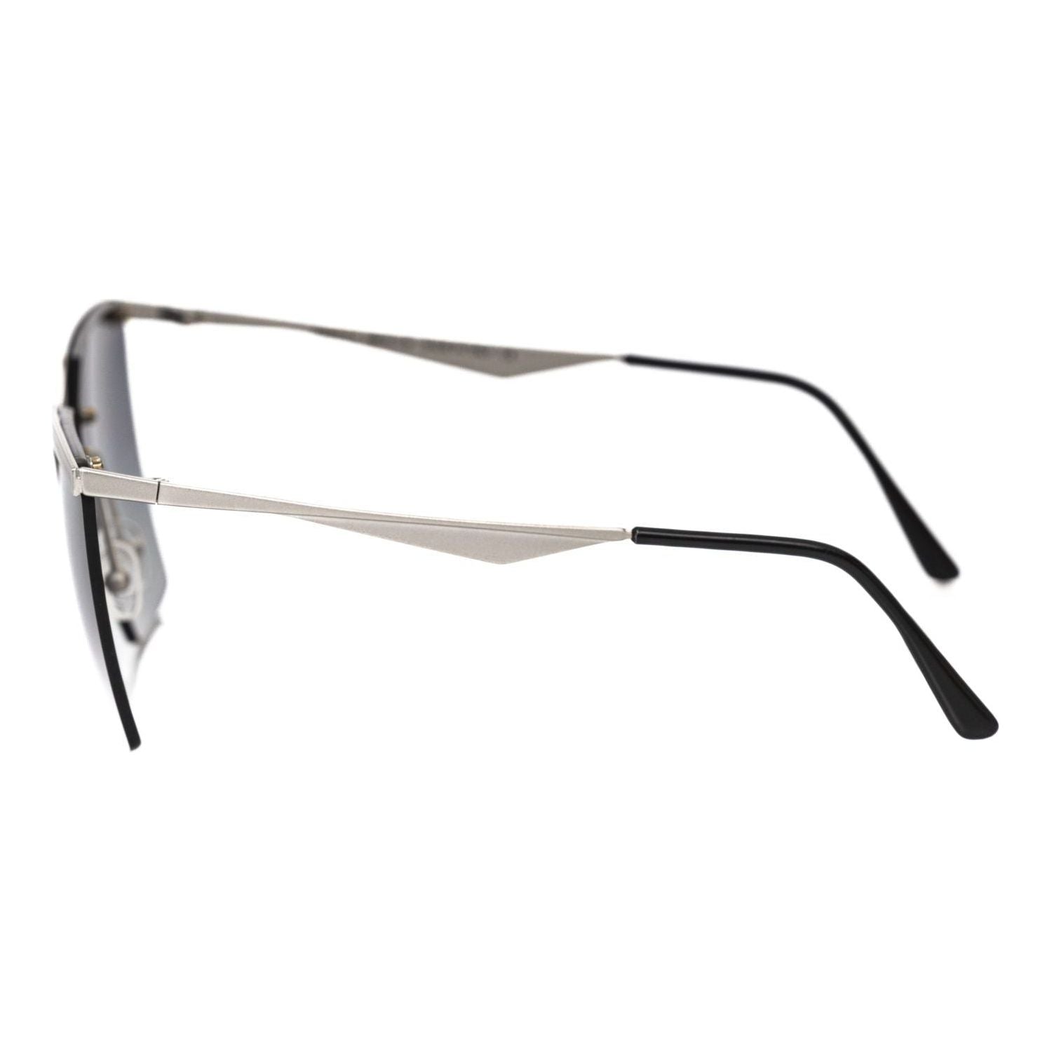 Frankie Morello Silver Metallic Fibre Sunglass