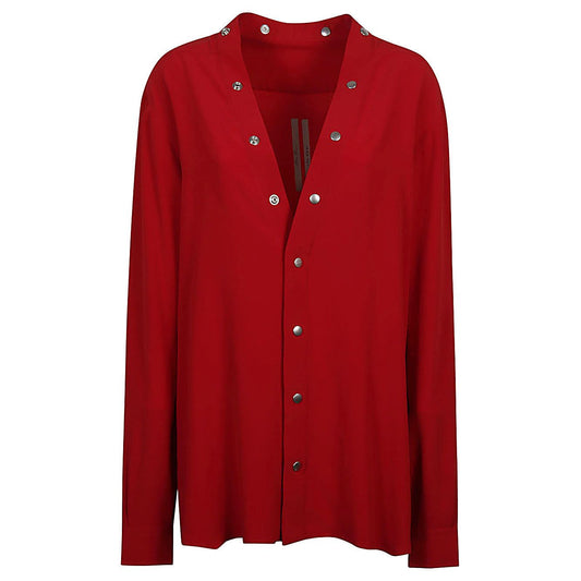 Rick Owens Shirts Red Shirts