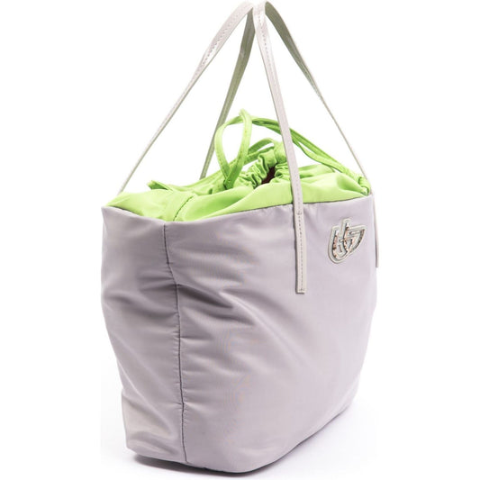 BYBLOS Gray Polyester Women Shoulder Bag BY-17749