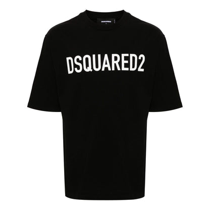 Dsquared2 T-shirts and Polos Black Topwear