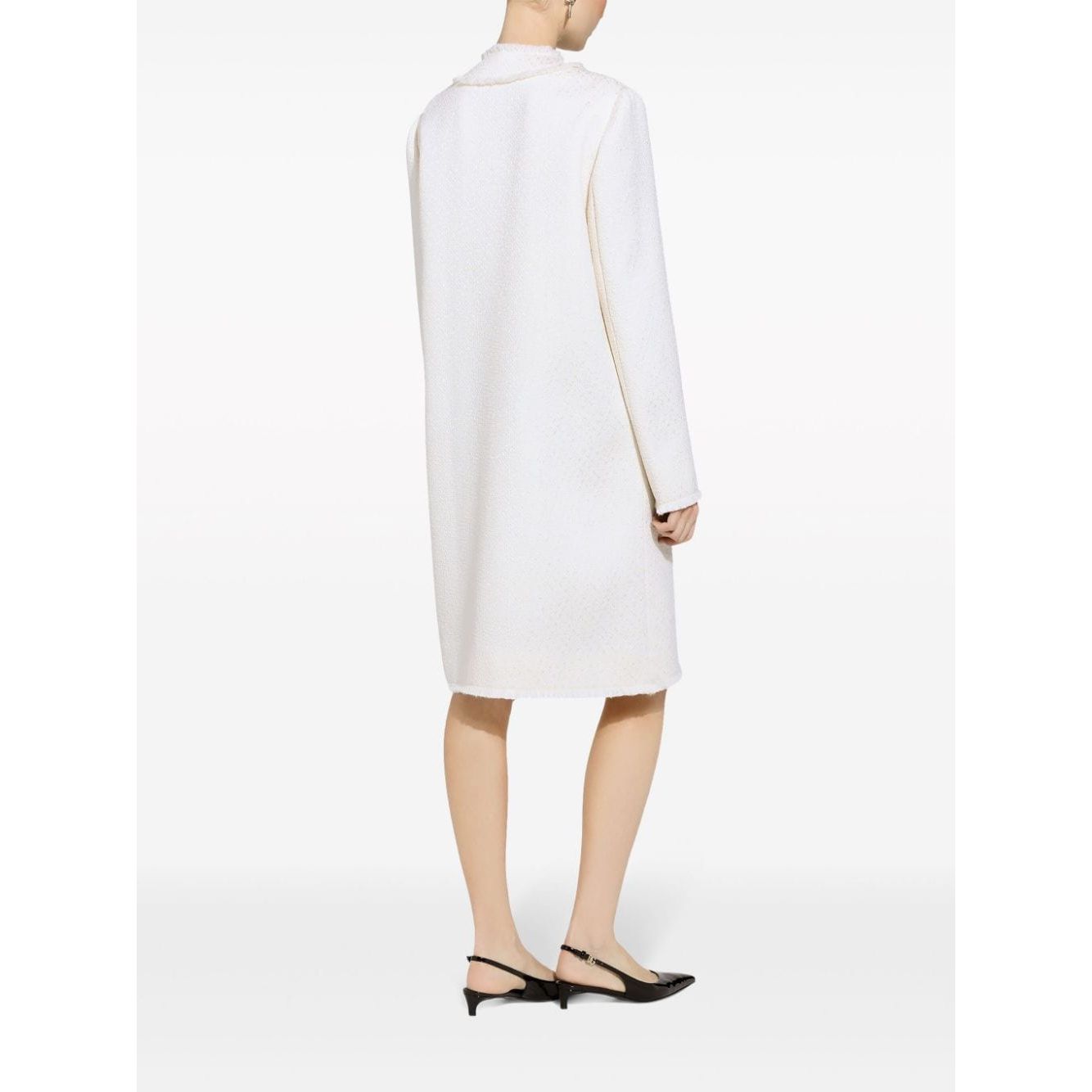 Dolce & Gabbana Single-breasted raschel tweed coat Jackets