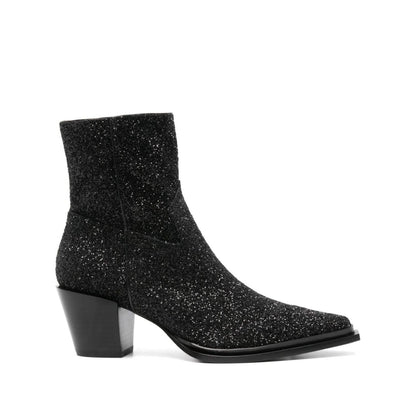 Jimmy Choo Cece Ab Glitter Ankle Boots 60mm