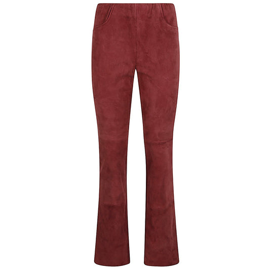 Via Masini 80 leather pants Trousers