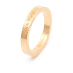Maison Margiela logo-engraved band ring