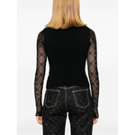 Marine Serre Crescent Moon-embroidered tank top Topwear