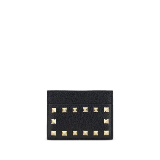 Valentino Garavani Rockstud leather card case Wallets