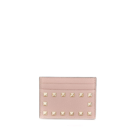 Valentino Garavani Rockstud leather card case Wallets