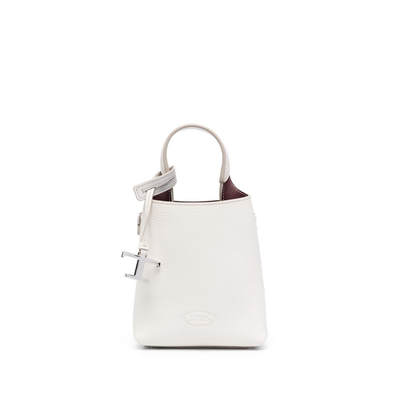 Front view with bag zipped and handles upright.