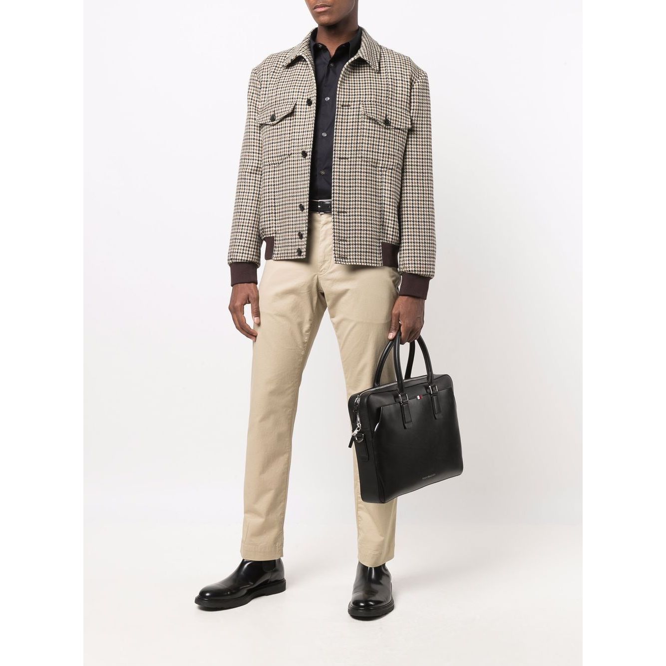 Emporio Armani logo-patch Longsleeved Shirt