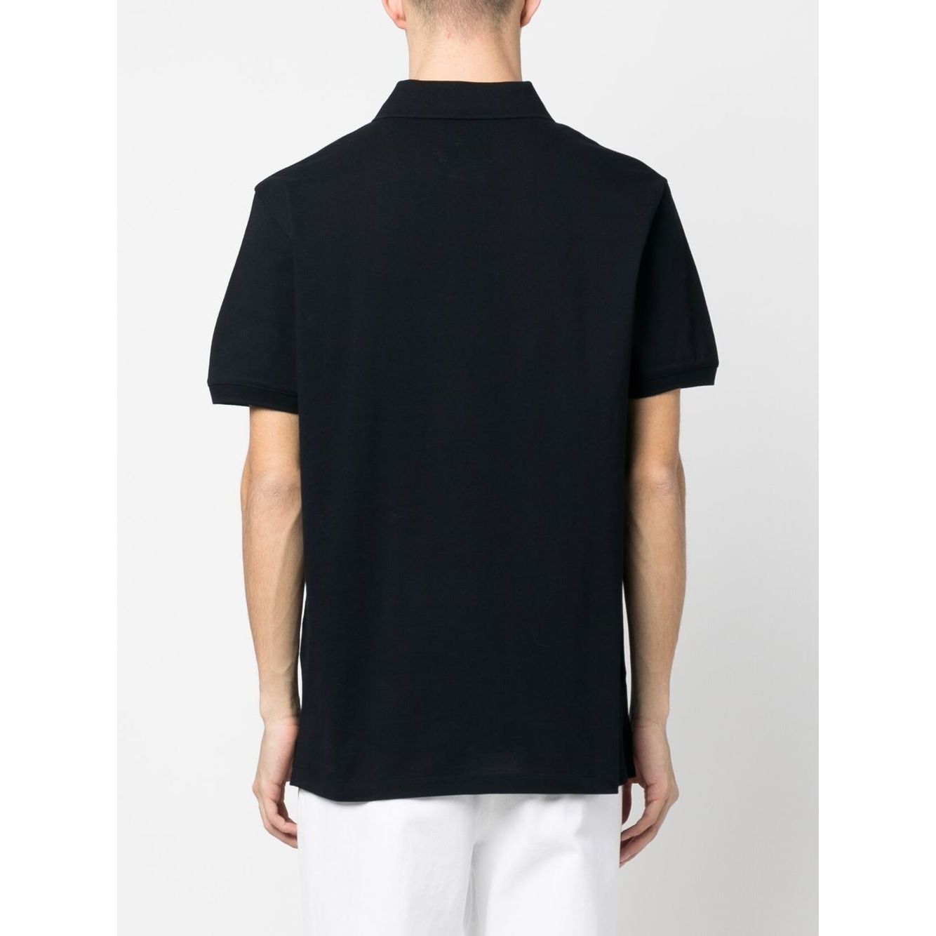 Emporio Armani logo-embroidered polo shirt Topwear