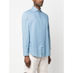 Brunello Cucinelli Shirts Clear Blue MR6830028C008-P25