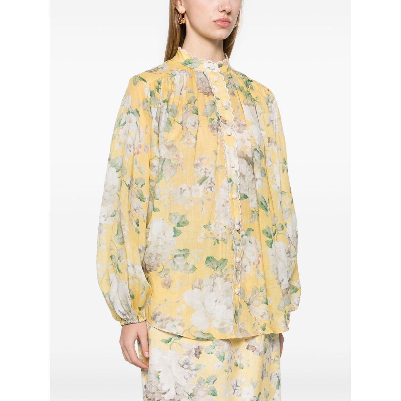 Zimmermann Acacia Scalloped Shirt