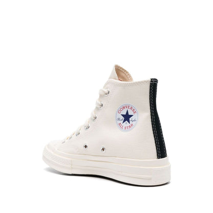 Comme Des Garcons x Converse Sneakers PLAY Chuck 70 "Cream"
