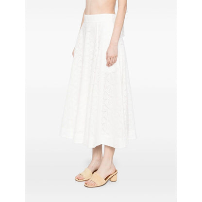 Zimmermann Crush embroidered midi skirt