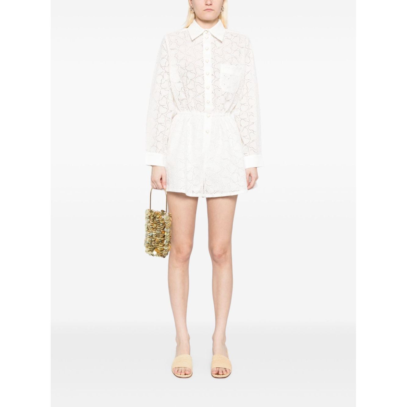 Zimmermann Crush embroidered jumpsuit Jumpsuits