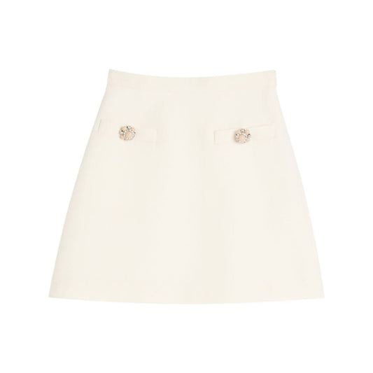Valentino Crepe Couture Skirt Skirts