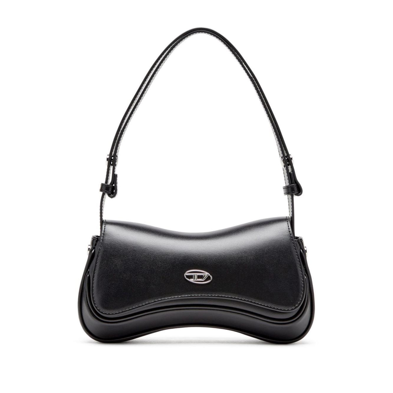 Diesel Play-Semi gloss leather shoulder bag X10202PR227T8013-P25