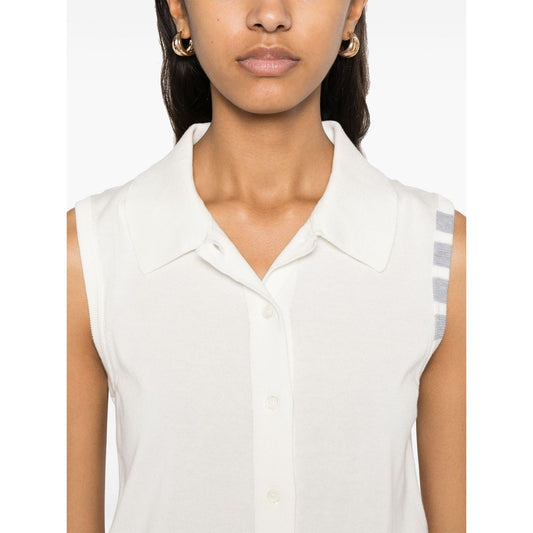 Thom Browne Top White Topwear
