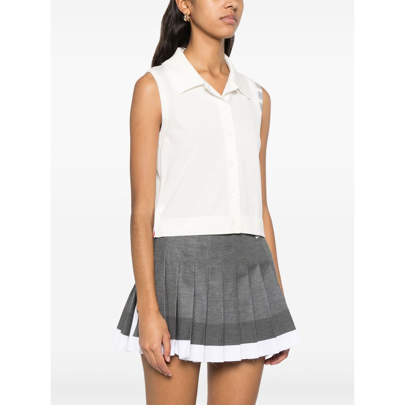Thom Browne Top White Topwear