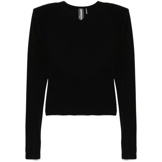 Norma Kamali Top Black Topwear