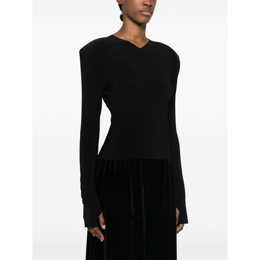 Norma Kamali Top Black Topwear