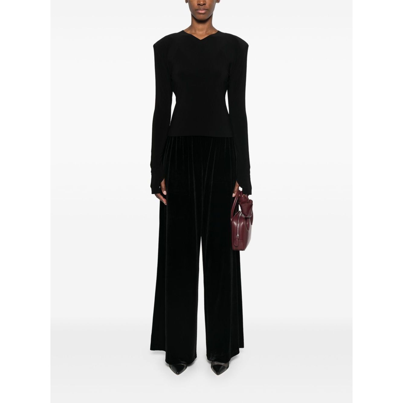 Norma Kamali Top Black Topwear
