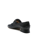 Valentino Garavani Vlogo Signature Calfskin Fringe Sabot Moccasin 25mm