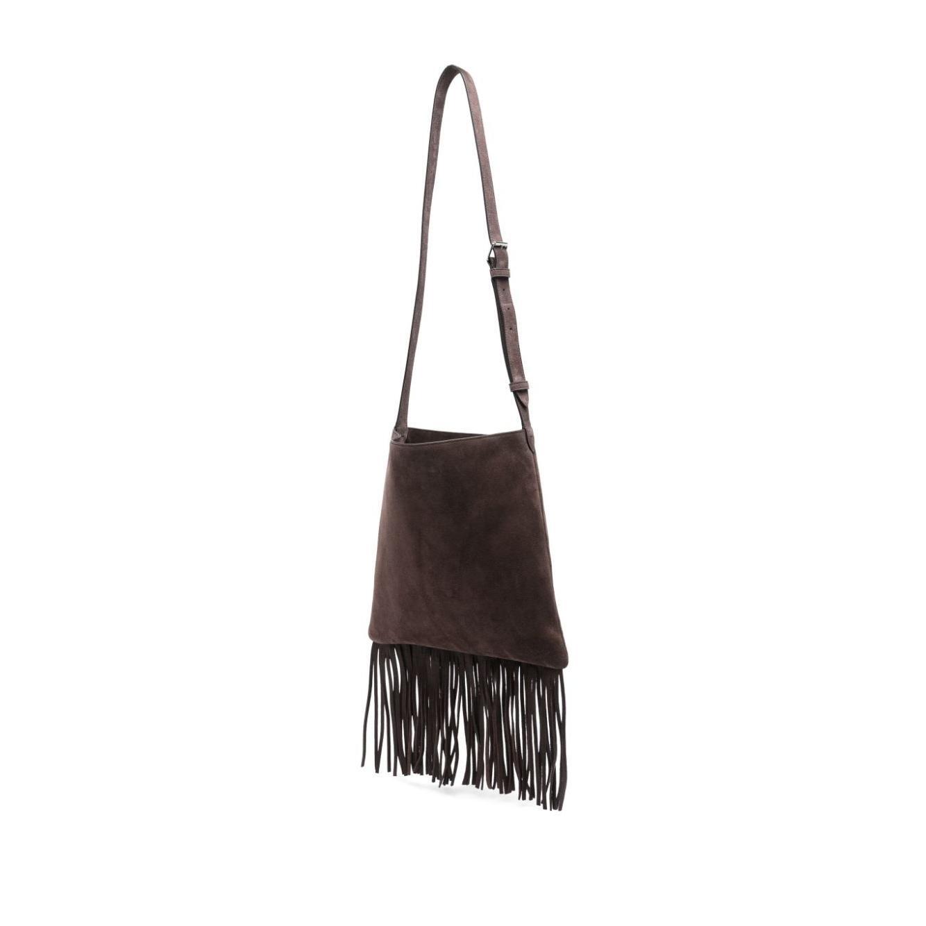 Valentino Garavani Nellcote suede leather shoudler bag