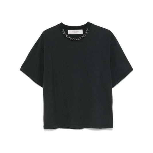 Golden Goose T-shirt with crystals Topwear