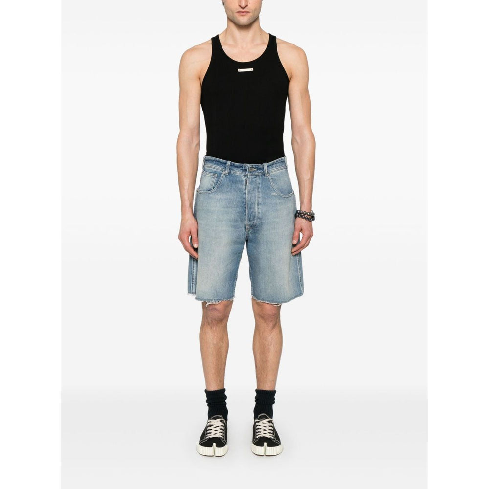 Maison Margiela ribbed-knit top Topwear
