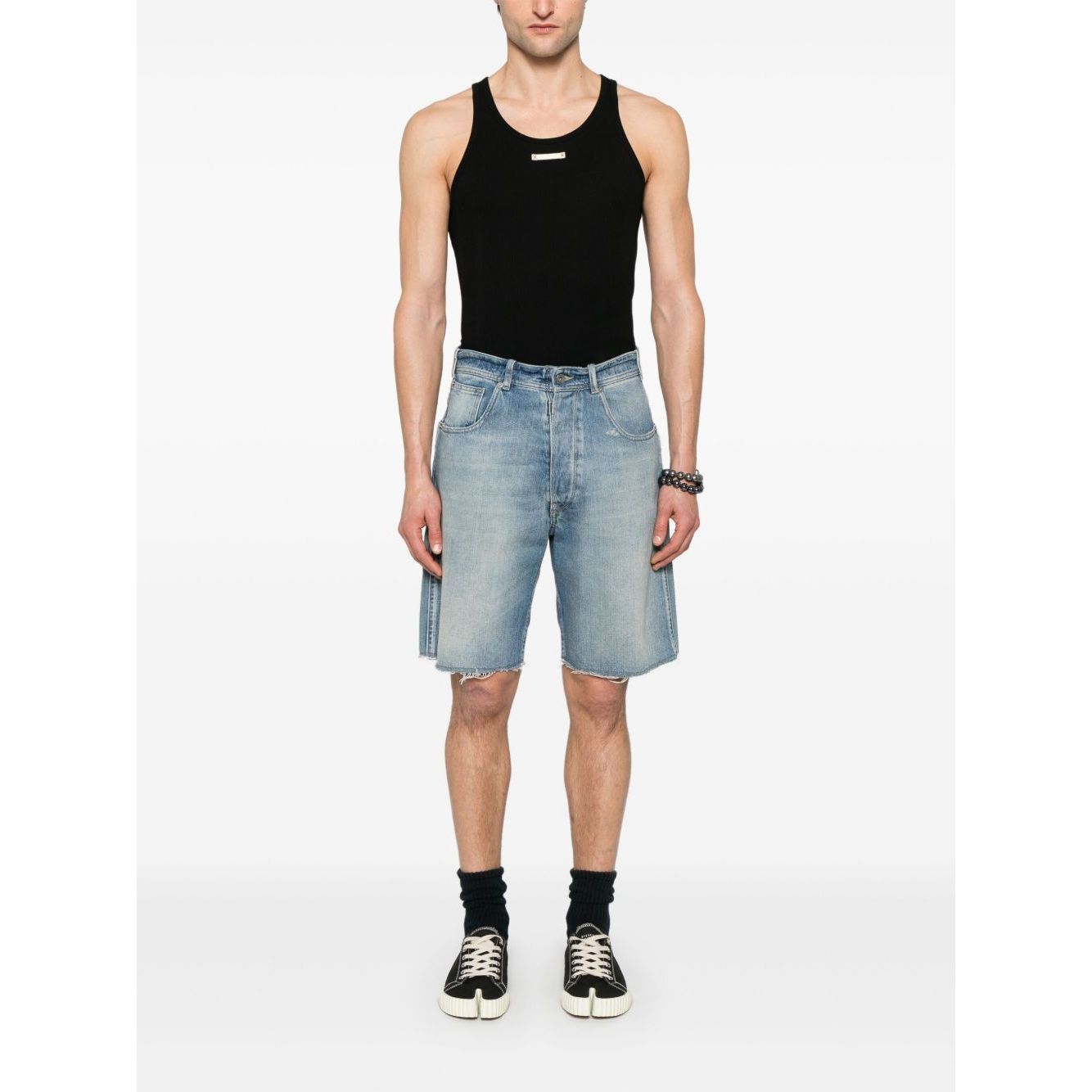 Maison Margiela ribbed-knit top Topwear