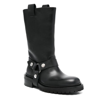 Golden Goose leather biker boots