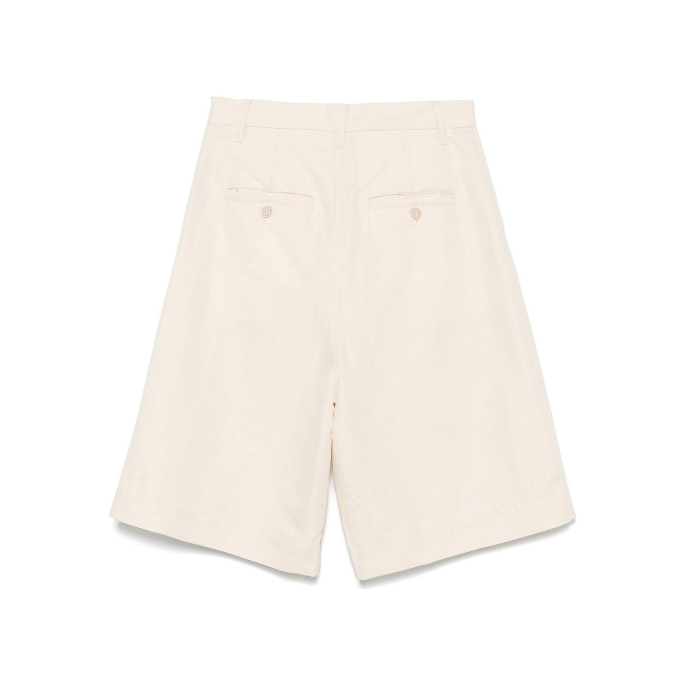 Filippa K linen and cotton blend shorts 311140092-P25