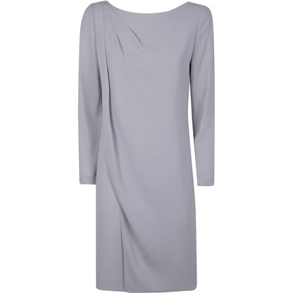 Emporio Armani panel-detail cady-texture mini dress